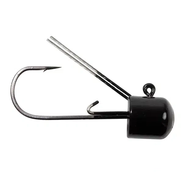 Lunkerhunt-Mushroom_Head_Jig-WMH02-BLACK