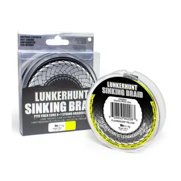 Lunkerhunt-Sinking_Braid-Fluroescent_Yellow